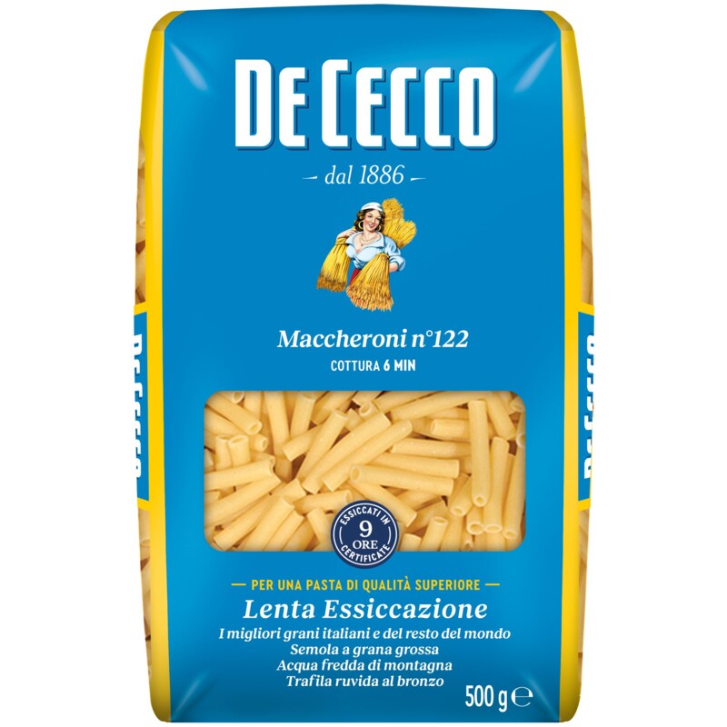 Een afbeelding van De Cecco De cecco maccheroni n122