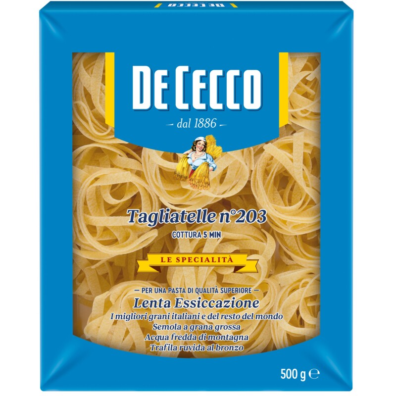Een afbeelding van De Cecco Tagliatelle nr203
