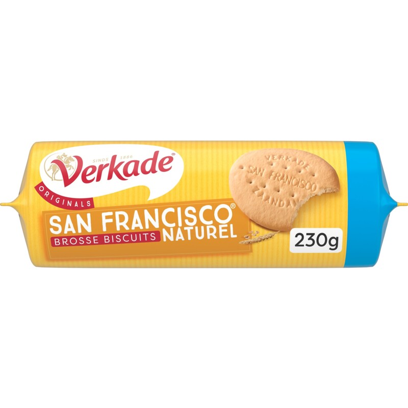 Een afbeelding van Verkade San Francisco naturel brosse biscuits