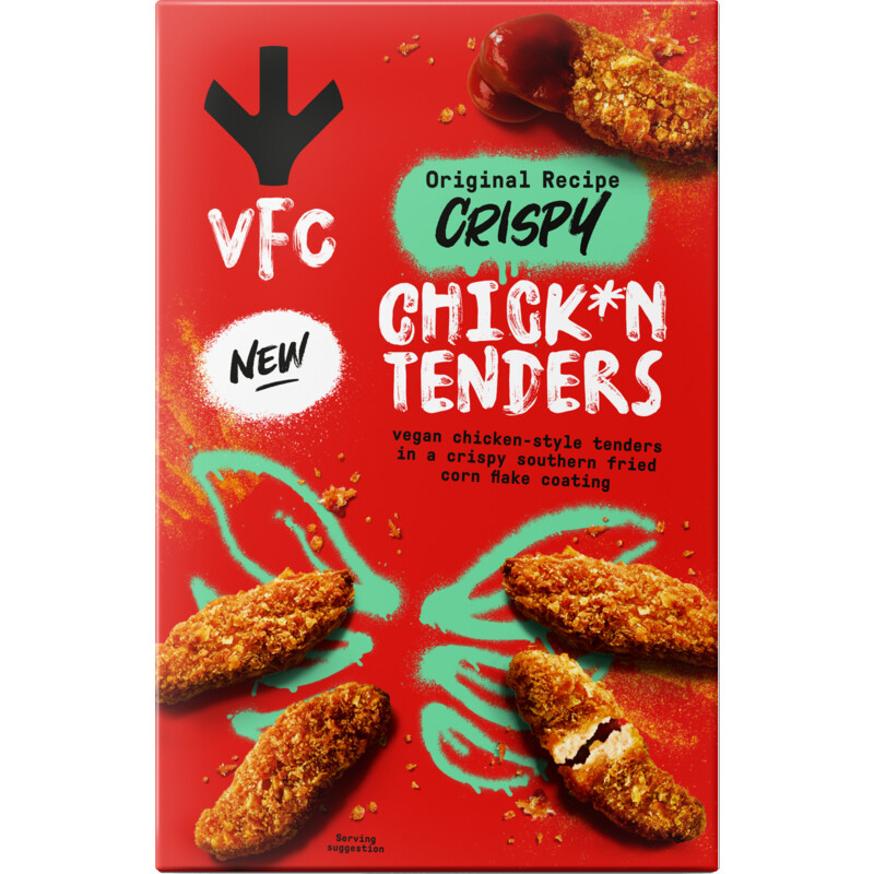Een afbeelding van Vegan Fried Chick*n Crispy tenders