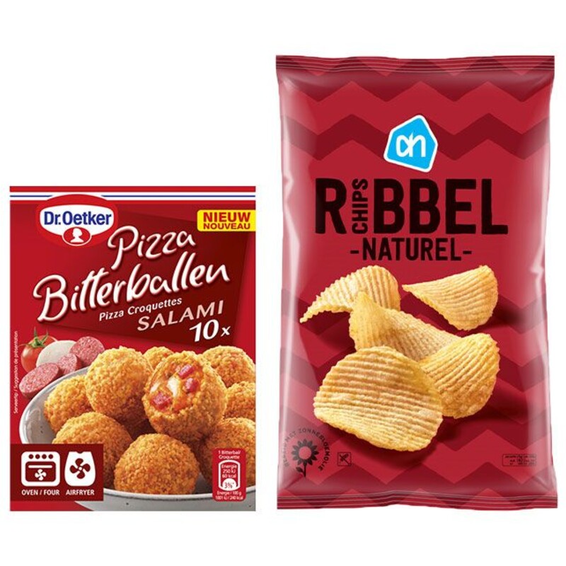 Woordvoerder tv station verontreiniging Dr. Oetker airfryer snacks met chips borrelpakket bestellen | Albert Heijn