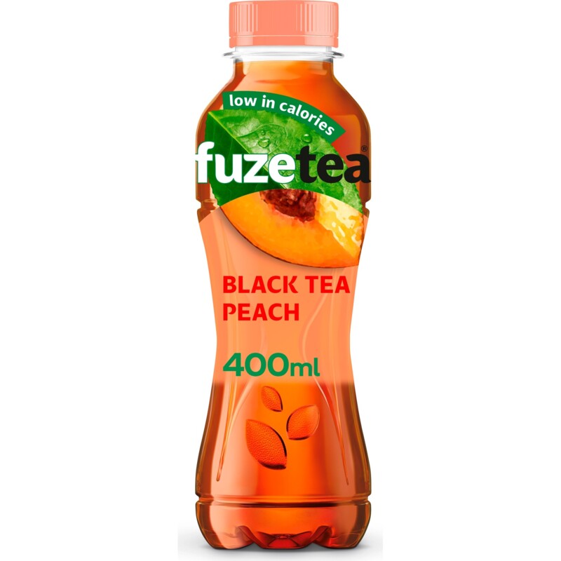 Een afbeelding van Fuze Tea Black Ice Tea Peach