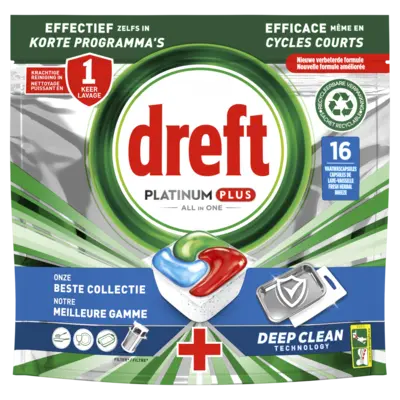pdp-image-Dreft Platinum plus deep clean vaatwascapsules