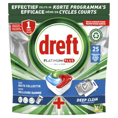 pdp-image-Dreft Platinum plus deep clean vaatwascapsules