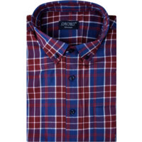 John Cabot Overhemd ruit rood 45 46 bestellen Albert Heijn