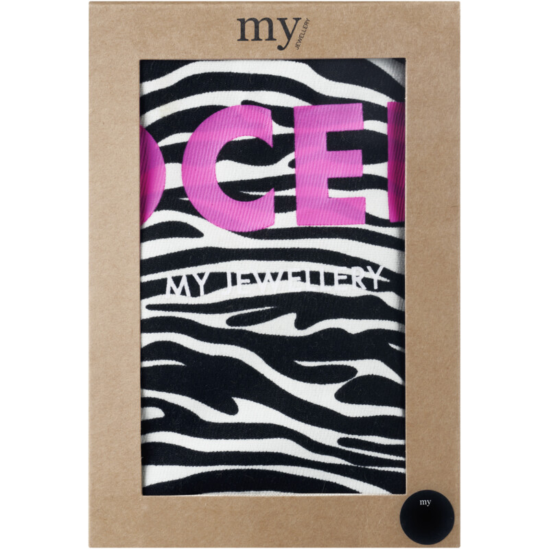 Een afbeelding van My Jewellery Shopper met zebraprint