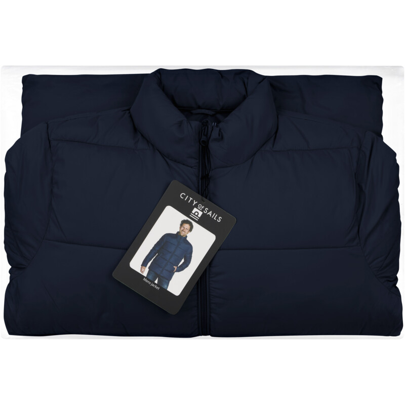 Een afbeelding van City of Sails Heren jas blauw M