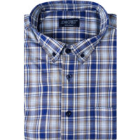 John Cabot Overhemd ruit blauw 39 40 bestellen Albert Heijn