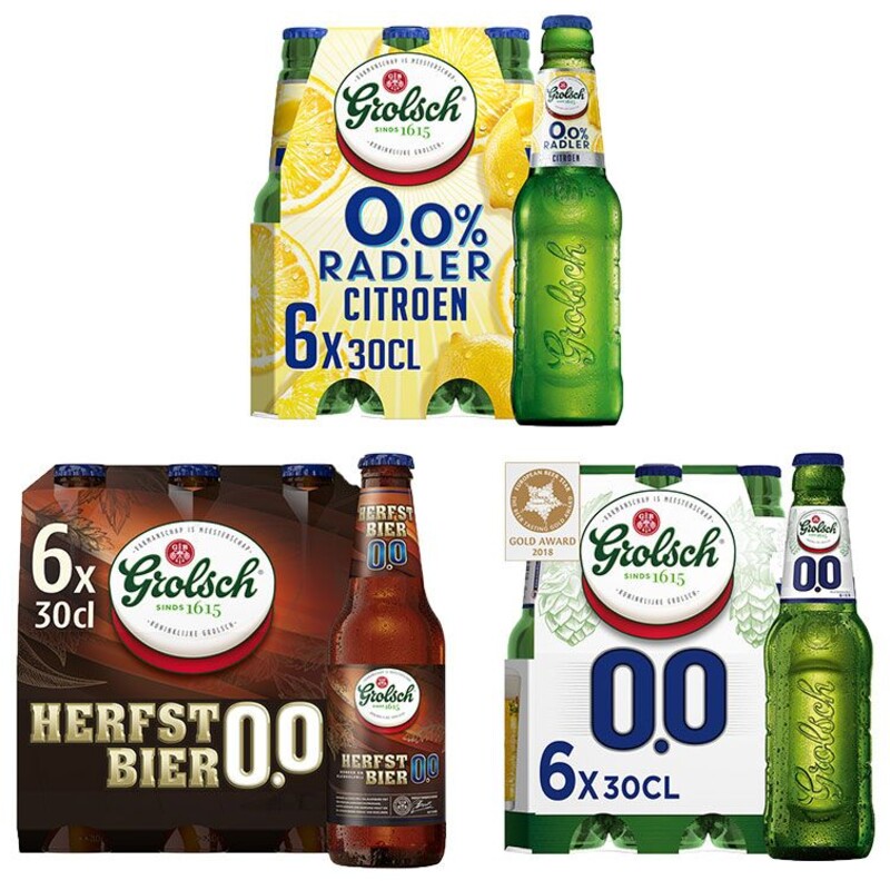 Een afbeelding van Grolsch alcoholvrij pakket