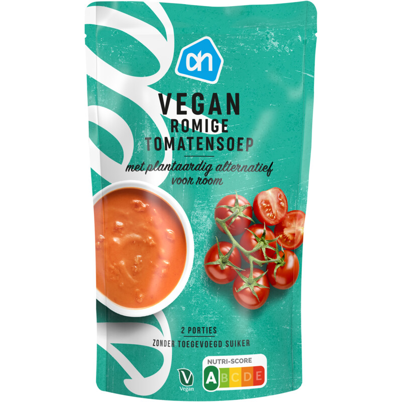 Een afbeelding van AH Vegan romige tomatensoep
