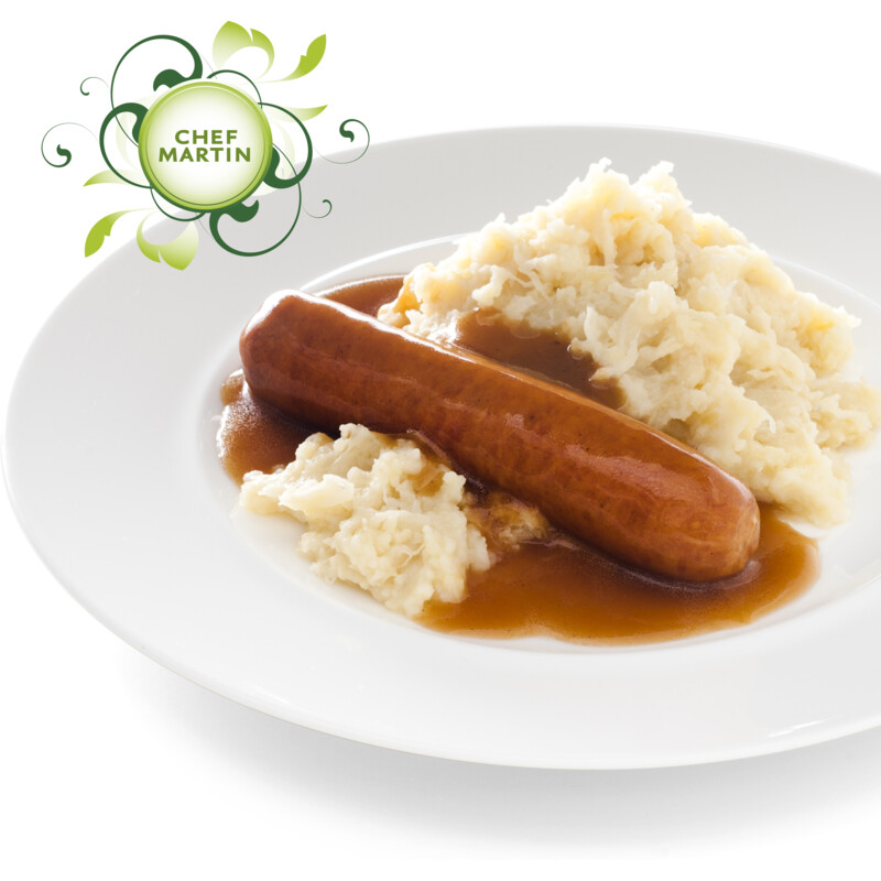 Een afbeelding van Chef Martin Stamppot zuurkool met rookworst