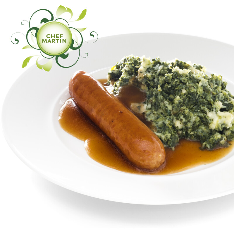 Een afbeelding van Chef Martin Stamppot boerenkool met rookworst