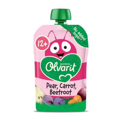pdp-image-Olvarit Knijpfruit pear, carrot, beetroot 12m+
