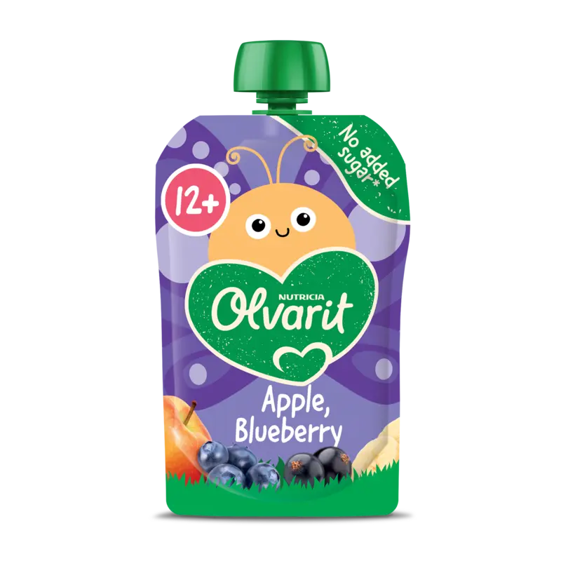 Knijpfruit Appel Blauwe Bes 12+ Maanden