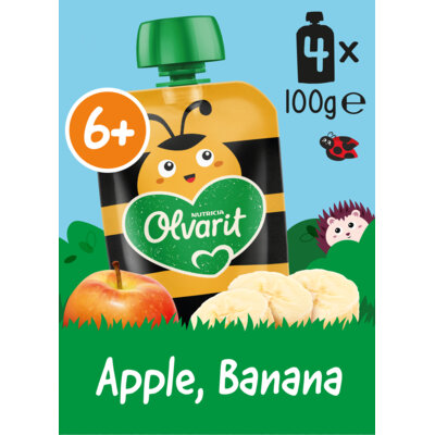 pdp-image-Olvarit Knijpfruit appel banaan 6m+ 4-pack
