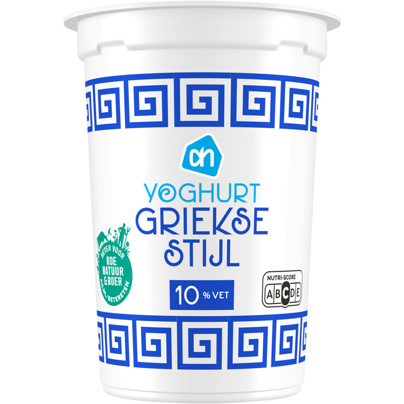 Een afbeelding van AH Yoghurt griekse stijl 10% vet