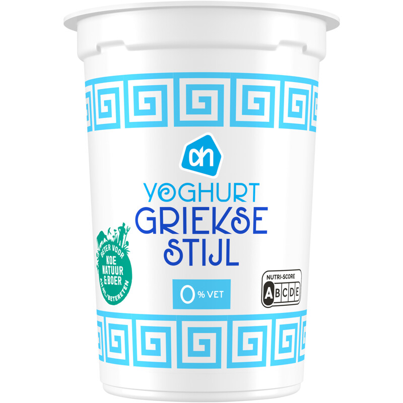 Een afbeelding van AH Yoghurt griekse stijl 0% vet