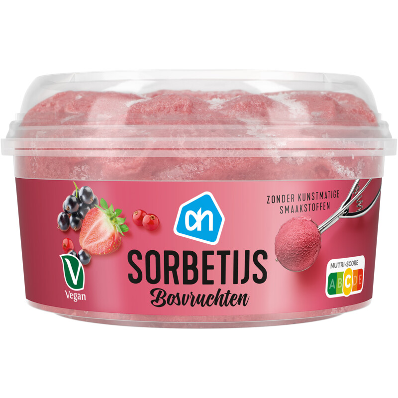 Een afbeelding van AH Sorbetijs bosvruchten