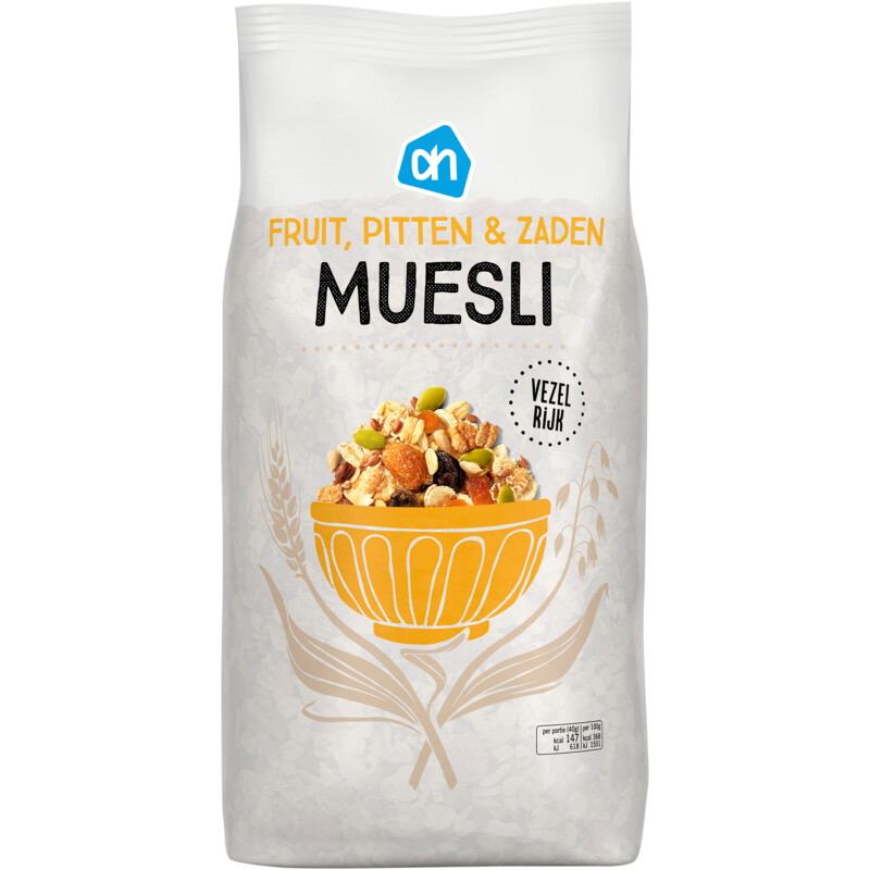 AH Muesli fruit pitten & zaden reserveren Albert Heijn
