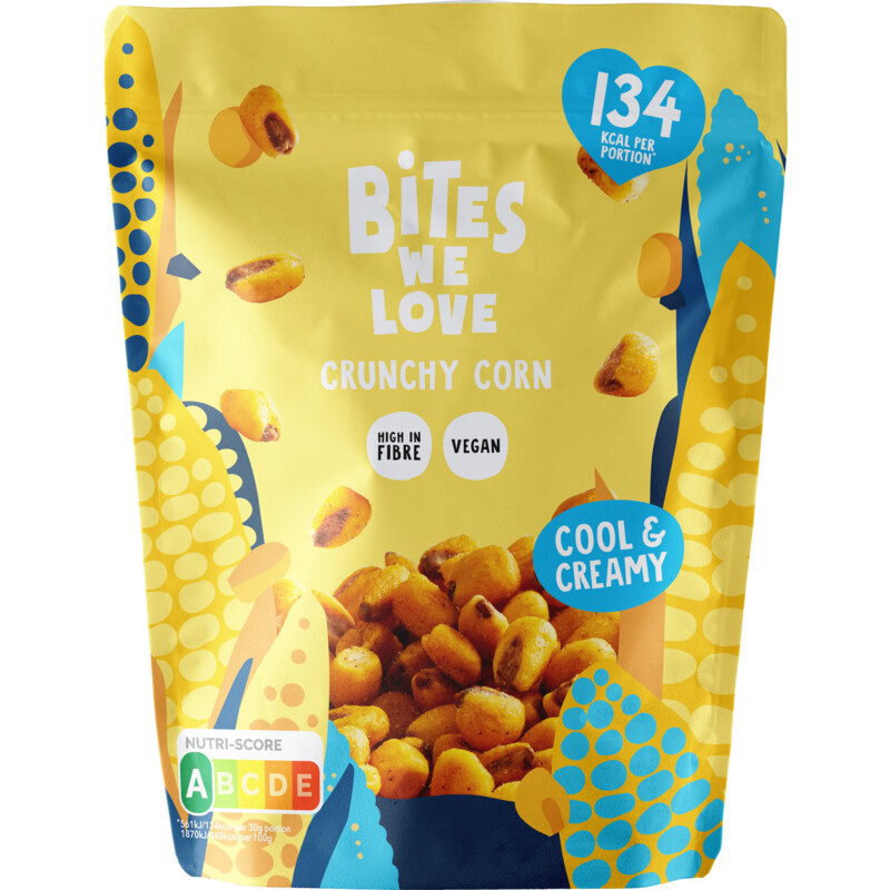 Een afbeelding van BitesWeLove Crunchy corn cool & creamy
