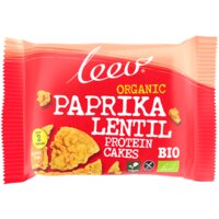 Een afbeelding van Leev Paprika lentil protein cakes