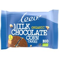 Een afbeelding van Leev Milk chocolate corn cakes