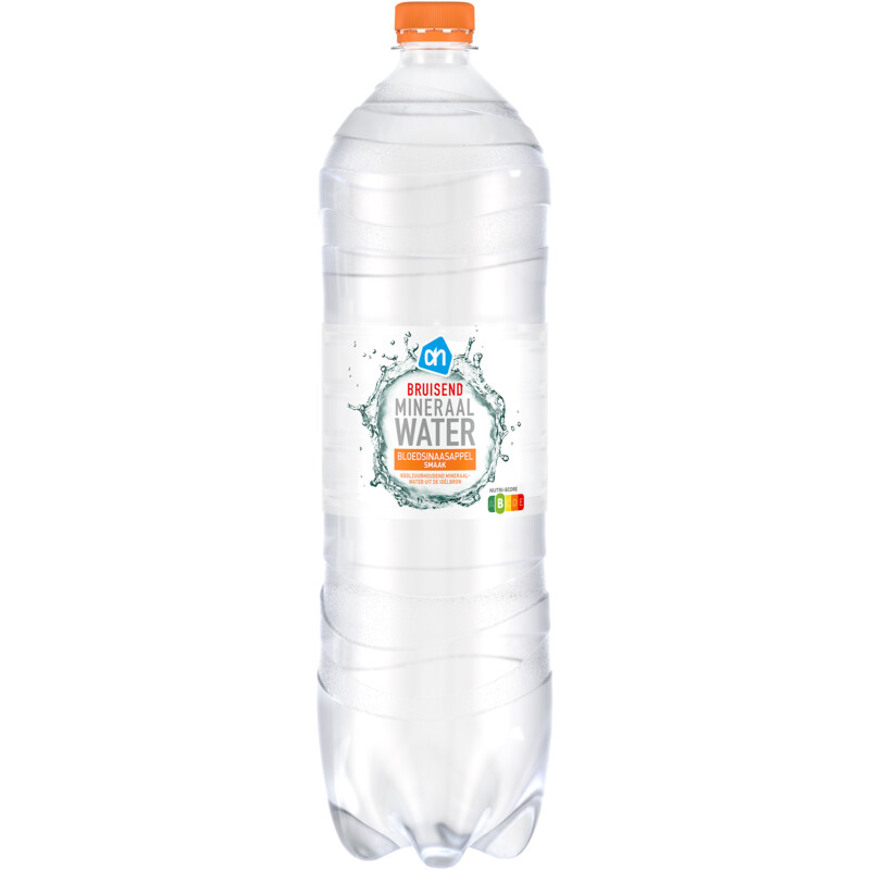 Een afbeelding van AH Bruisend mineraalwater bloedsinaasappel