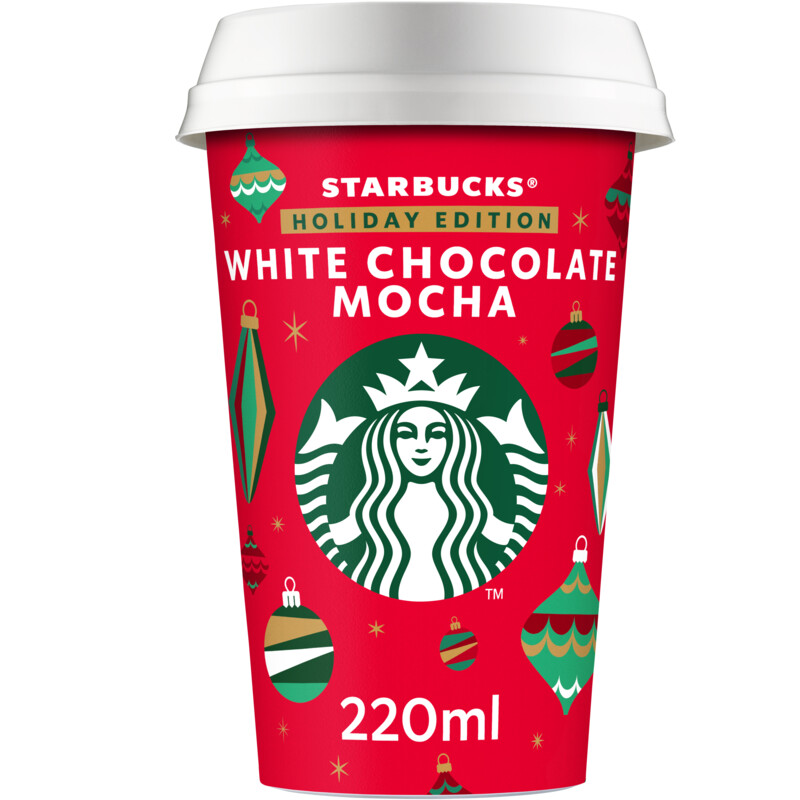 Een afbeelding van Starbucks White chocolate mocha ijskoffie