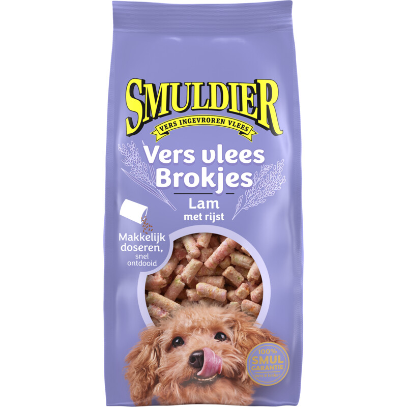 Een afbeelding van Smuldier Vers vlees brokjes lam met rijst