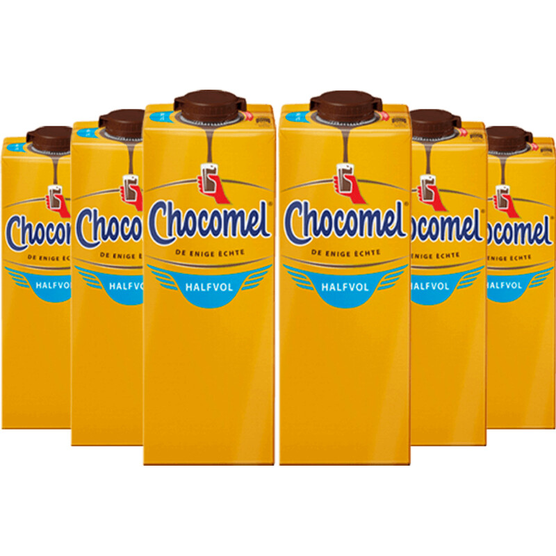 Een afbeelding van Chocomel halfvol 6 liter voordeel pakket