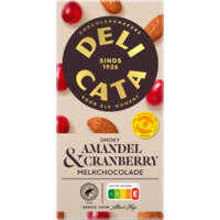 Een afbeelding van Delicata Melk gerookte amandel cranberry