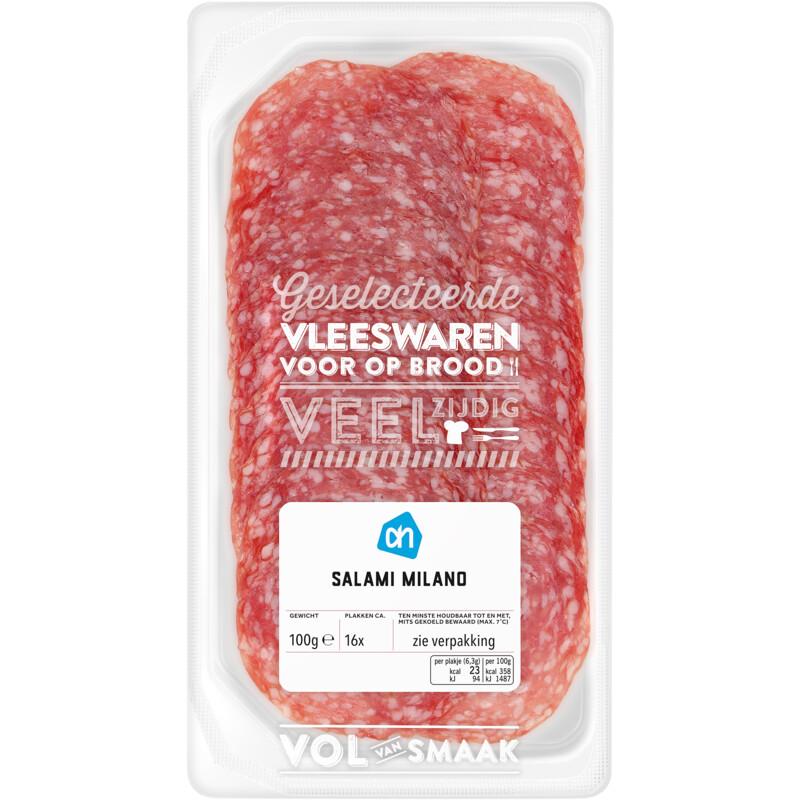 AH Salami milano reserveren Albert Heijn