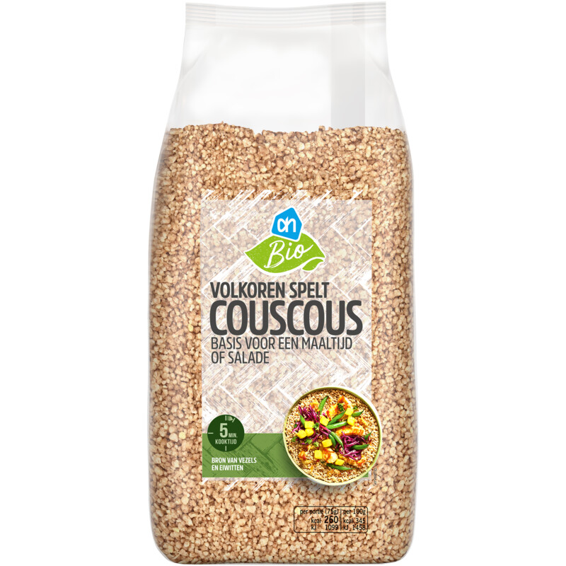 Een afbeelding van AH Biologisch Volkoren spelt couscous