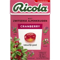 Een afbeelding van Ricola Cranberry suikervrij