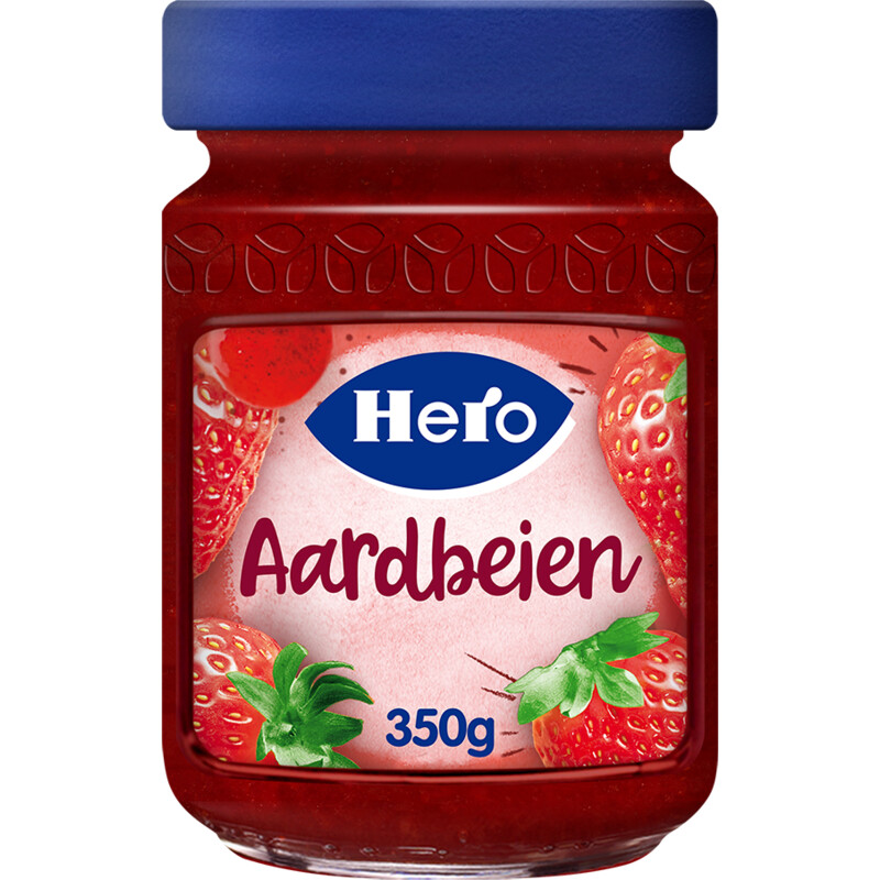 Een afbeelding van Hero Fruitspread aardbeien