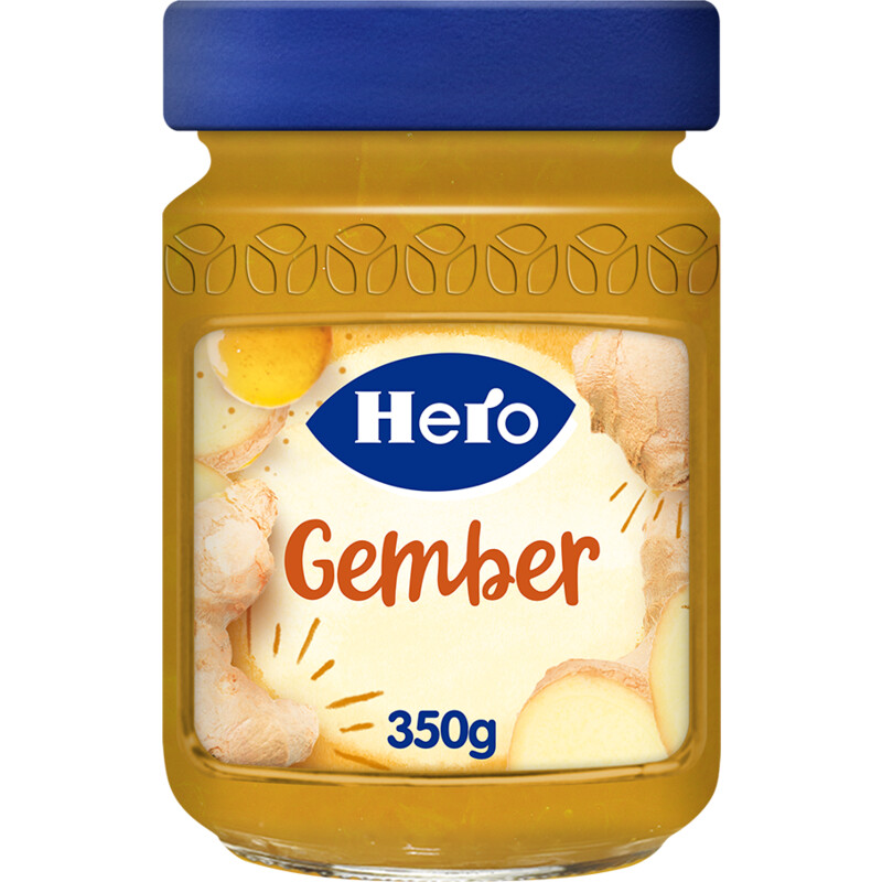 Een afbeelding van Hero Fruitspread gember