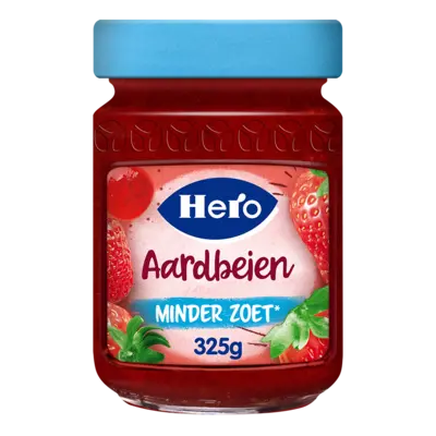 pdp-image-Hero Jam minder zoet aardbeien