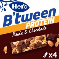 Een afbeelding van Hero B'tween protein pinda & chocolade