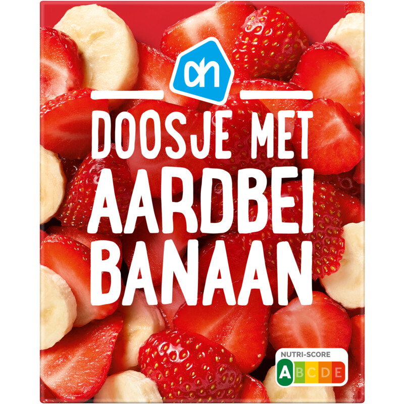 Een afbeelding van AH Doosje met aardbei banaan
