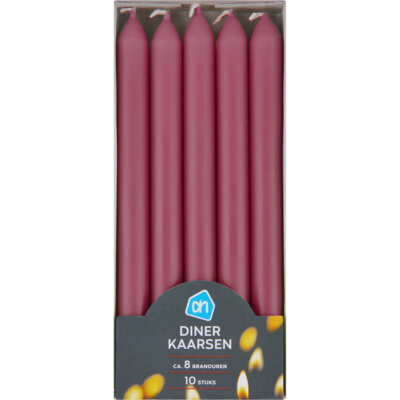 pdp-image-AH Dinerkaarsen oud roze 8 branduren