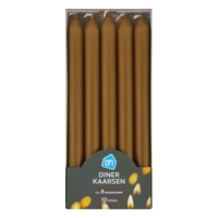 AH Dinerkaarsen caramel 8 branduren