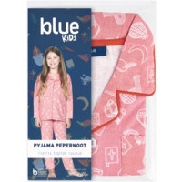 Een afbeelding van Blue Pyjama pepernoot roze 134-140