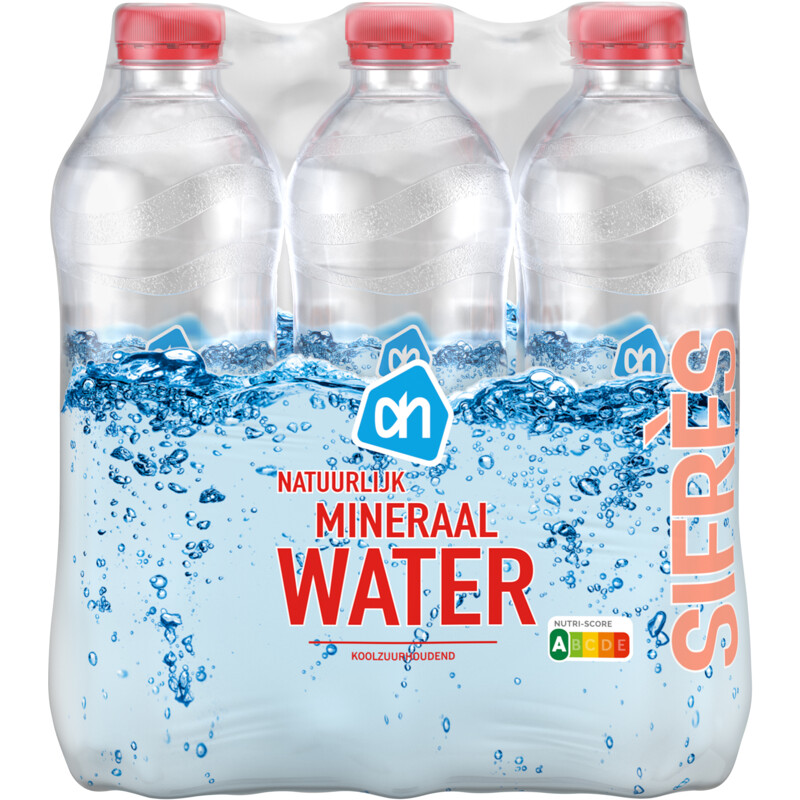 Een afbeelding van AH Mineraalwater koolzuurhoudend 6-pack