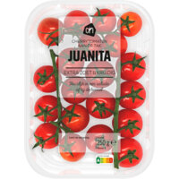Een afbeelding van AH Excellent Juanita cherrytomaten aan de tak