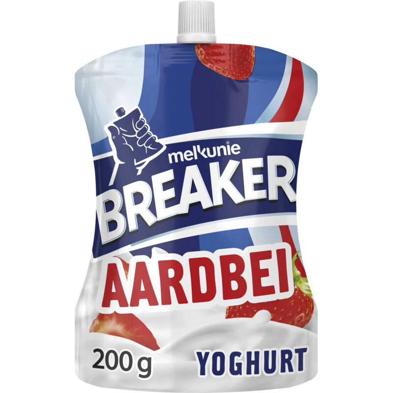 Melkunie Breaker aardbei yoghurt reserveren Albert Heijn