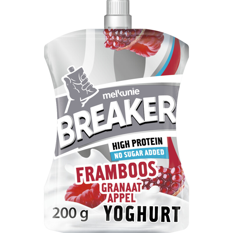 Een afbeelding van Melkunie Breaker framboos granaatappel