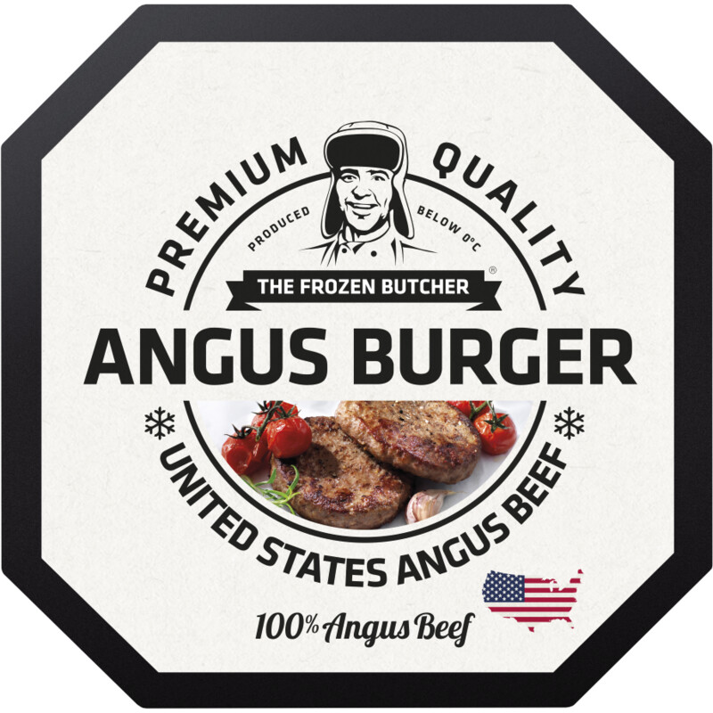 Een afbeelding van The Frozen Butcher Angus burger
