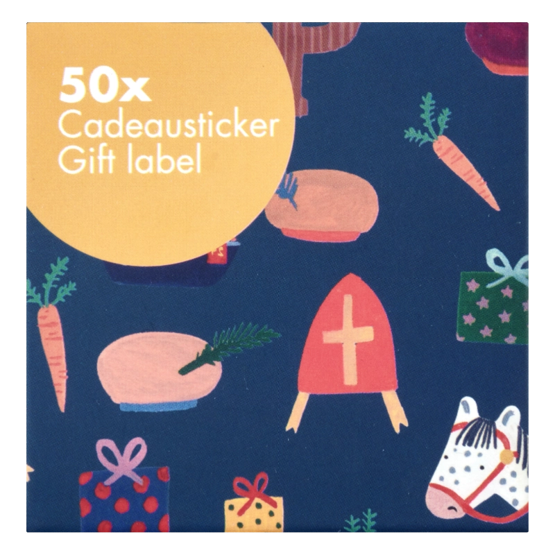 Stickerdoosje met 50 labels