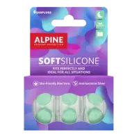 Alpine Silicone oordop voor slapen en zwemmen