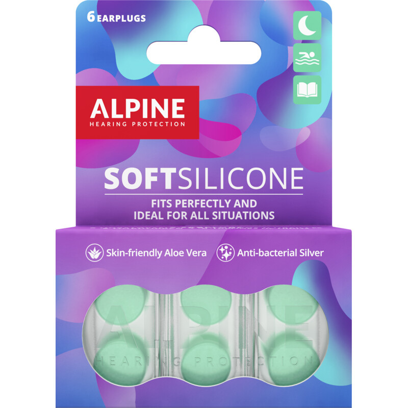 Een afbeelding van Alpine Silicone oordop voor slapen en zwemmen